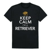 W Republic 523-336-E27-05 University of Maryland, Baltimore Men Keep Calm T-Shirt, Black \u0026 White - 2XL